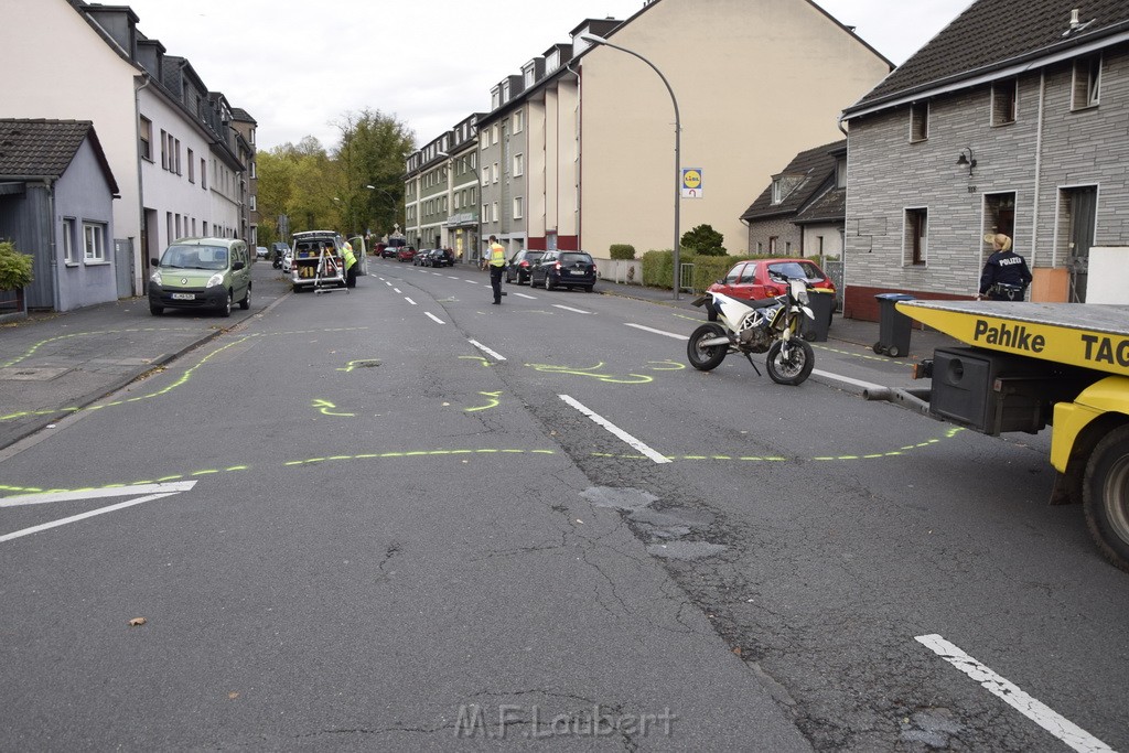 VU Krad PKW Koeln Duennwald Berlinerstr P115.JPG - Miklos Laubert